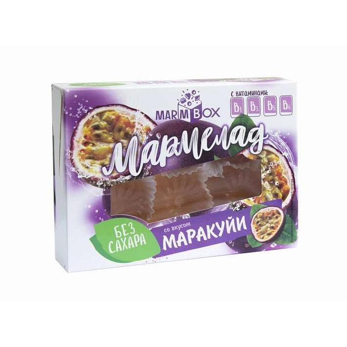 Мармелад ж/ф на Фруктозе со вк.Маракуйи Marmbox 200г/12шт/Мармеладная сказка Северо-Запад