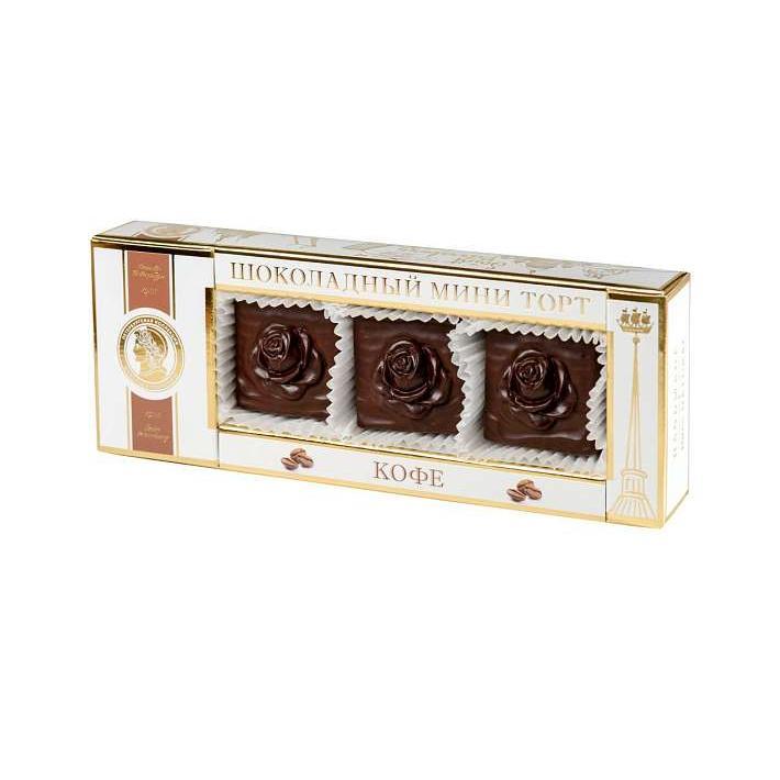 Шоколадный торт Кофе (мини) 150г/Петербургская Коллекция