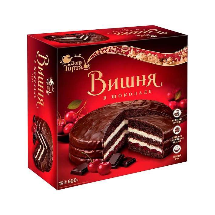 Торт "Вишня в шоколаде" 600г/Черемушки