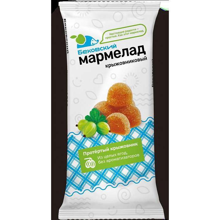 Мармелад "Бековский" Крыжовниковый 260г/Бековский РПК "Октябрь"