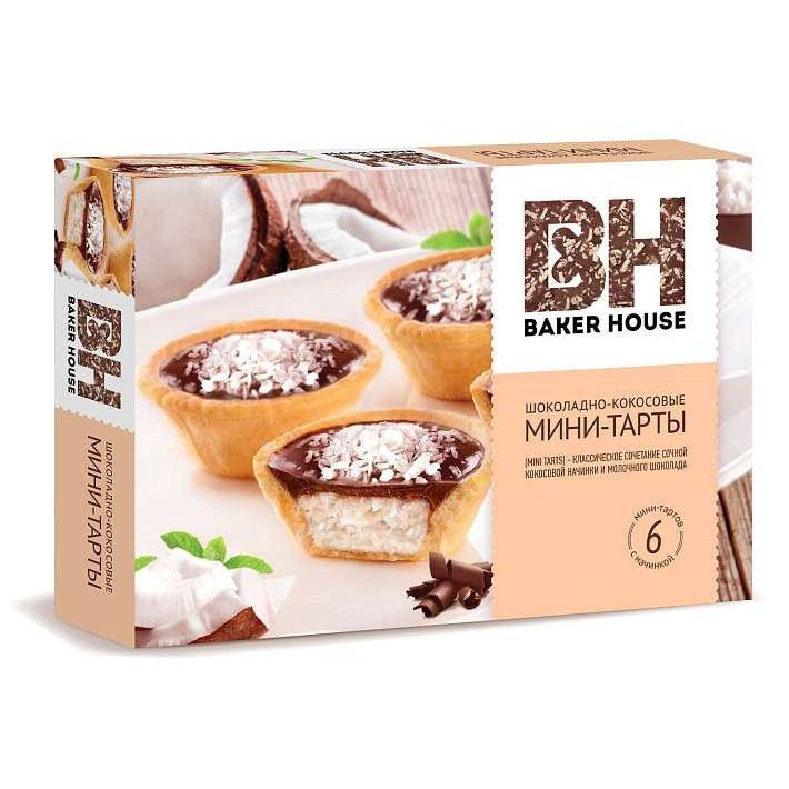 Мини-тарты "Baker House" кокос 240г/Раменский КК