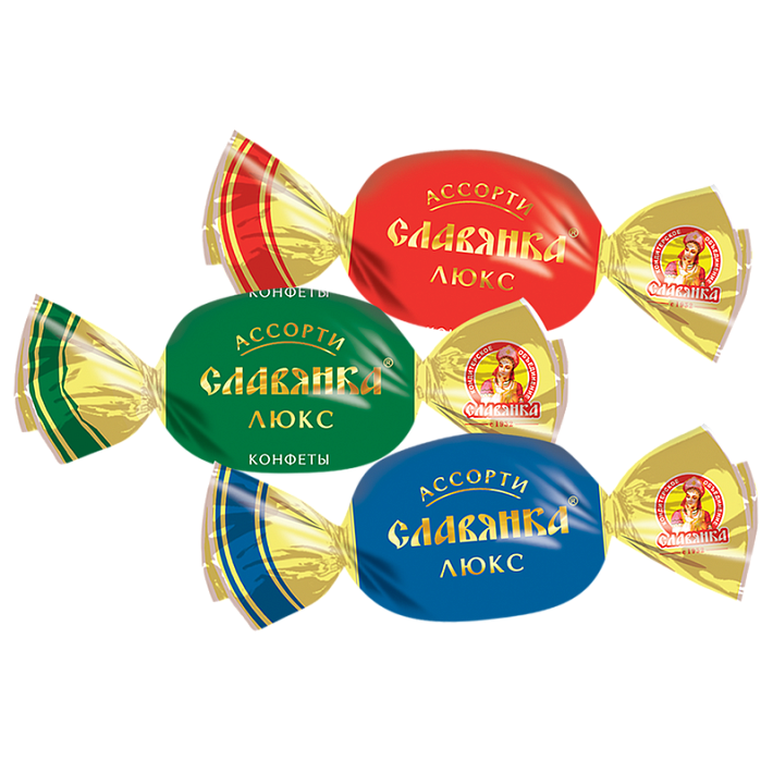 Шоколадные конфеты "Ассорти Славянка Люкс" 1 кг/КФ Славянка