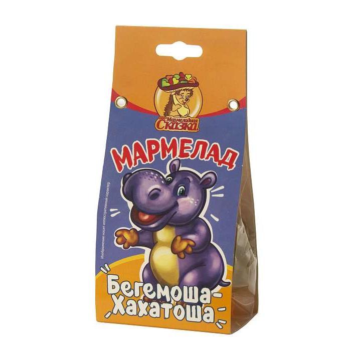 Мармелад "Бегемоша-Хахатоша" 150г/Мармеладная сказка