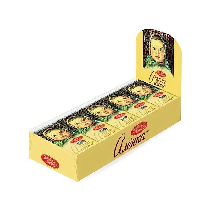 Шоколад "Аленка" 60г/25шт/Красный Октябрь