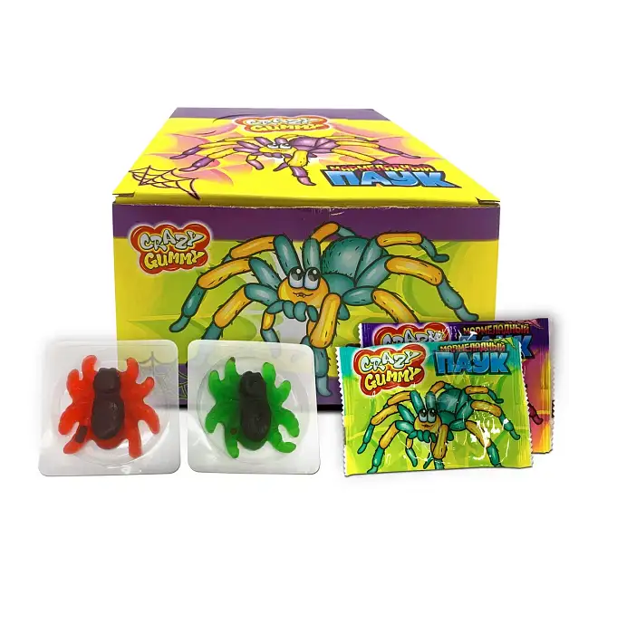 Мармелад «CRAZY GUMMY. Мармеладный паук» 15г/36шт/Candy Club