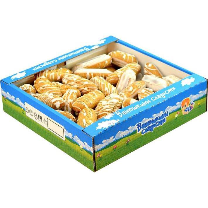 Печенье "Заварушечка" в белой глазури 300г/Ванюшкины сладости