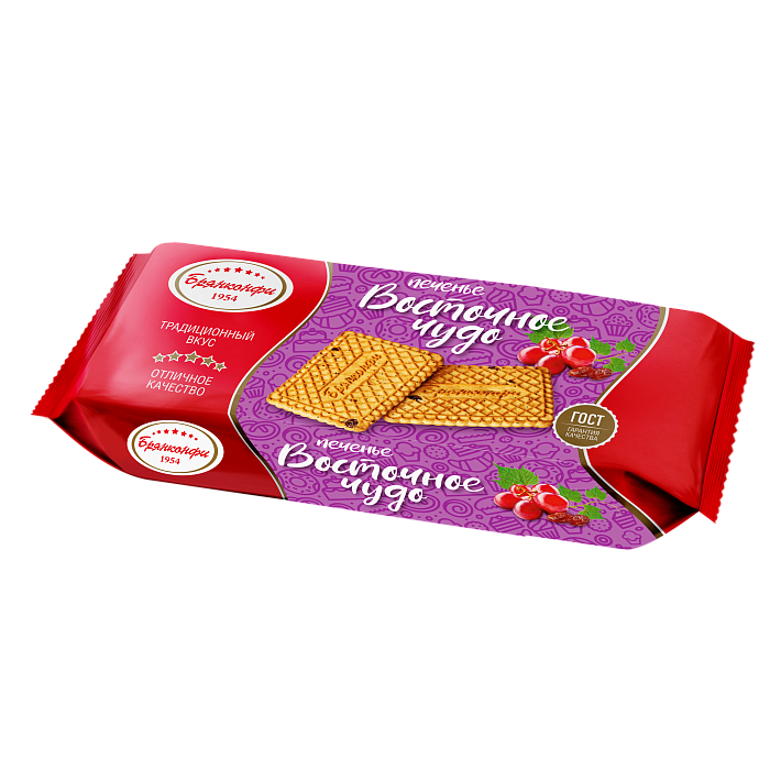 Печенье сахарное Восточное чудо 260г/Брянконфи