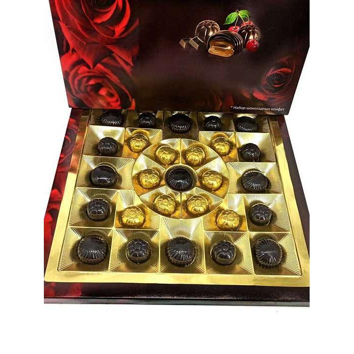 Набор конфет "Romantic" (Розовый букет) 360г/Шоколадный Кутюрье