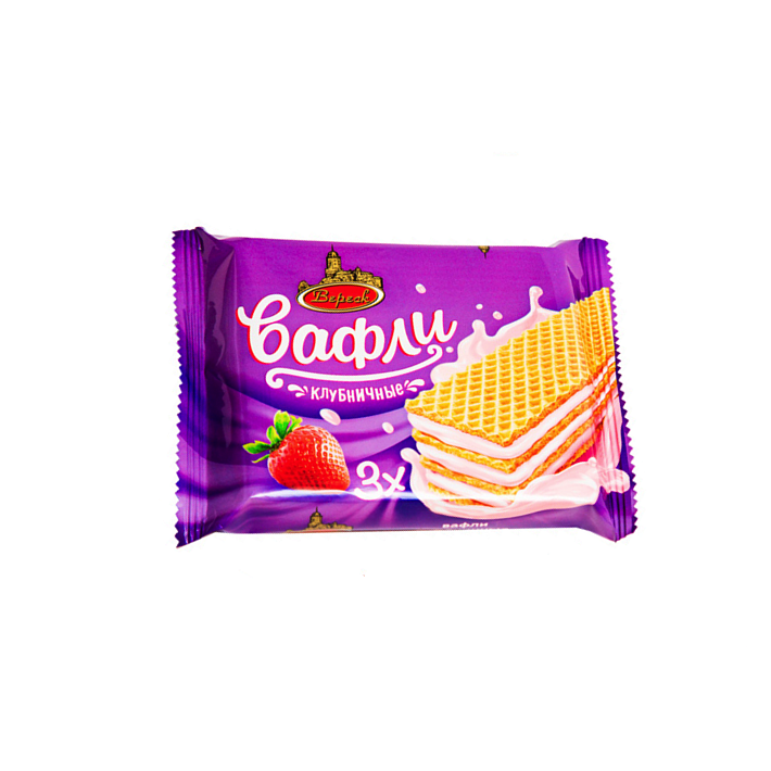 Вафли "Клубничные" 50г/Вереск