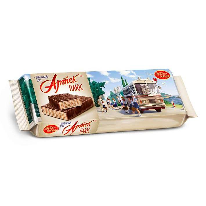 Торт вафельный глазированный "Артек Плюс" 250г/Такф