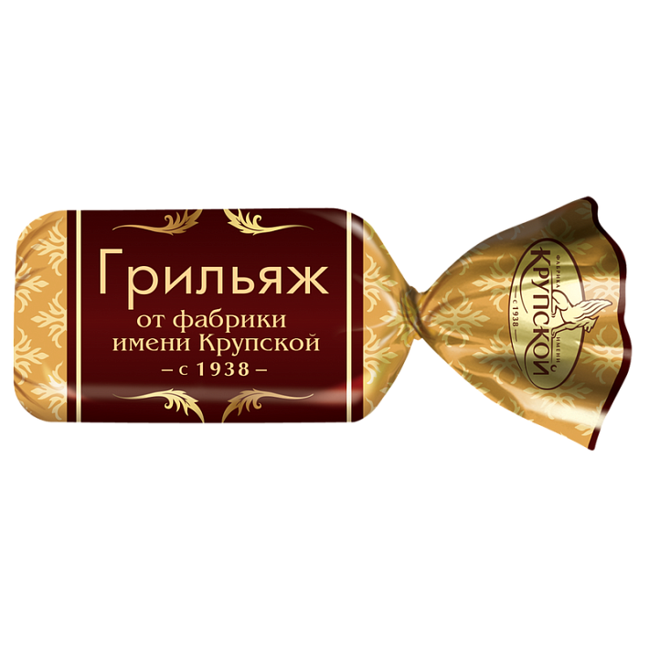 Конфеты глазированные "Грильяж" от фабрики им.Крупской 1кг/Славянка