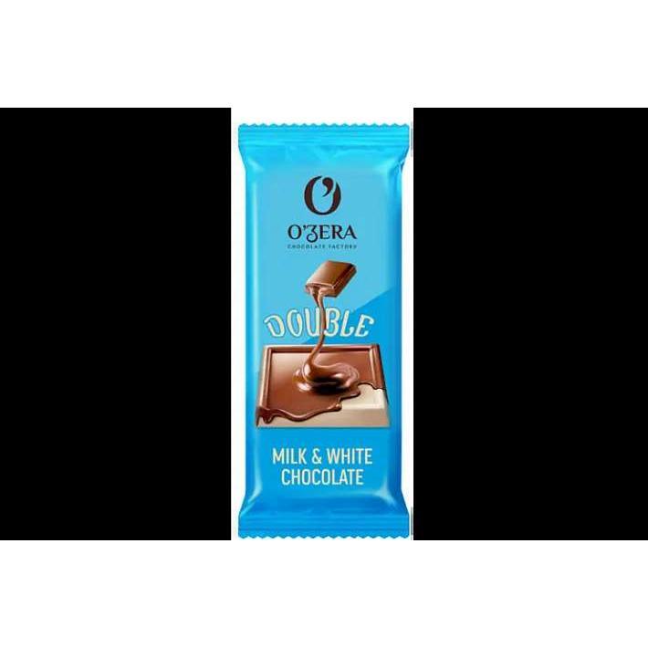  Шоколад молочный и белый О`zera Milk White  24г/30шт    /Озерский Сувенир