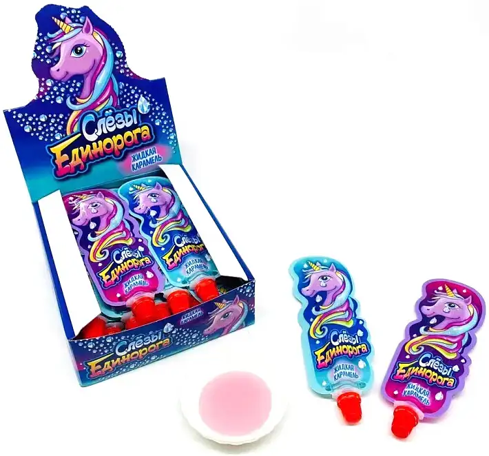 Жидкая карамель "Слёзы Единорога" 20г/30шт//Канди Клаб