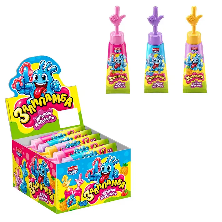 Жидкая карамель "Залипамба" Ассорти 20г/20шт/Candy Club