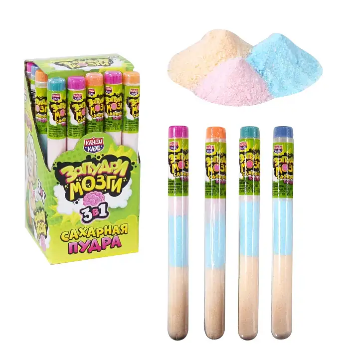 Сахарная пудра 3в1 "Запудри мозги" 15г/30шт/Канди Клаб