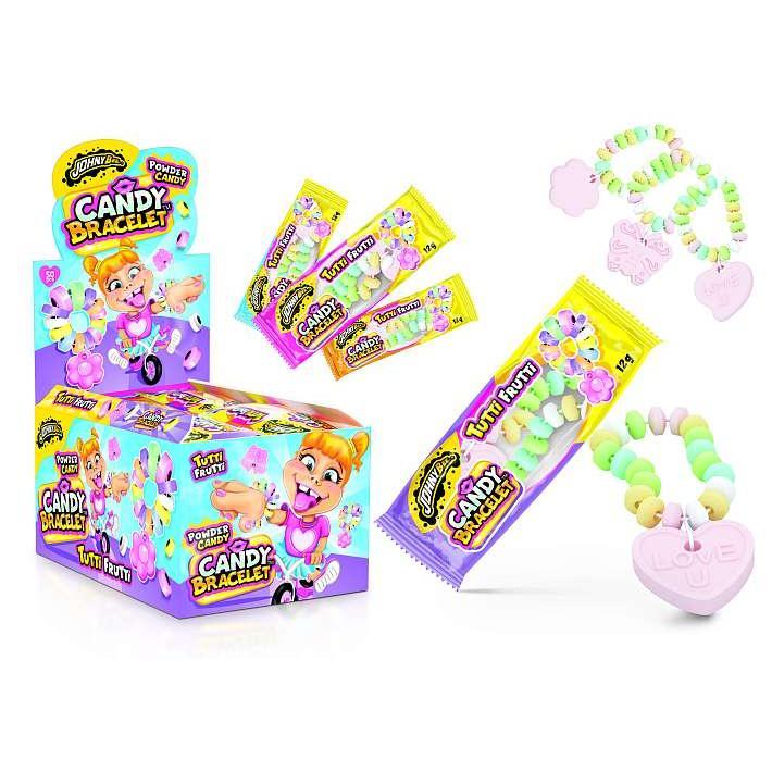 Драже-браслет "CANDY BRACELET" Johny Bee 12г/50шт/КенигТрейд