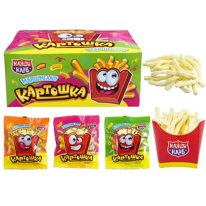 Маршмеллоу "Картошка Канди Клаб" 10г/30шт/Канди Клаб