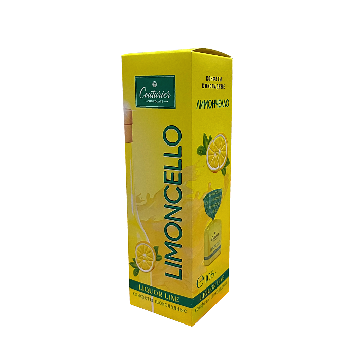 Набор конфет. "LIQUOR LINE" со вкусом LIMONCELLO 105 гр/Шоколадный Кутюрье