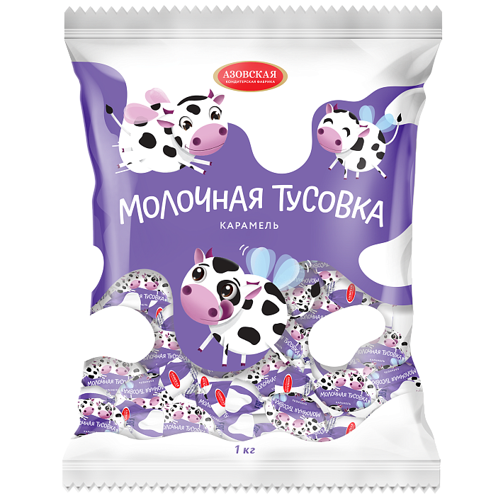 Карамель Молочная Тусовка 1000г/Азов