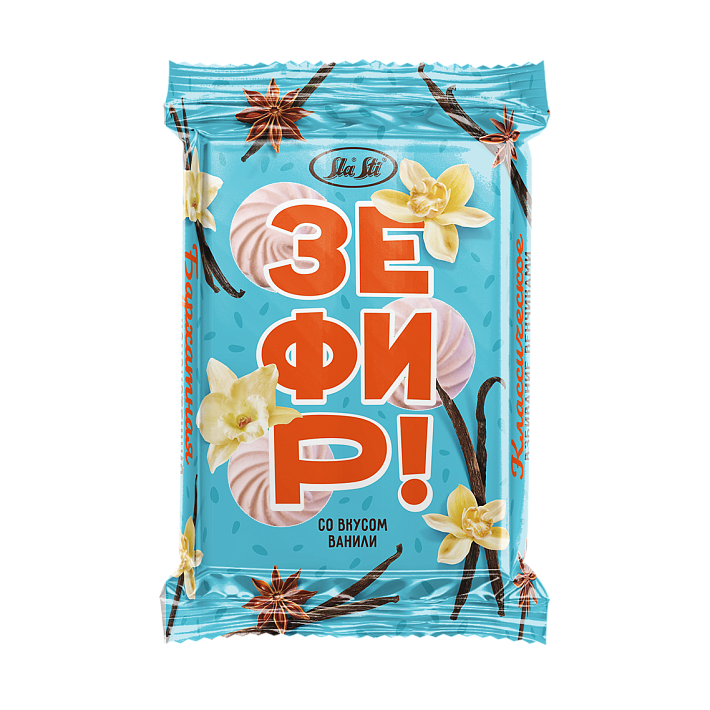 Зефир "Sla Sti" с начинкой со вкусом Ванили 320г/КФ Сласти
