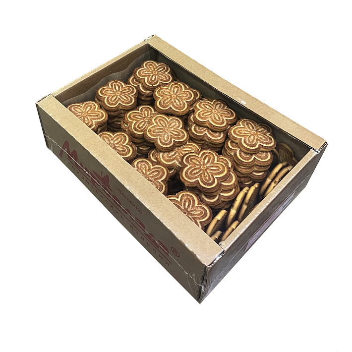 Печенье "Молочное" с посыпкой сахар 4 кг/Мирослада