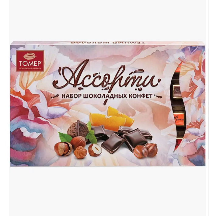Набор конфет "Франт Акварель" в темном шоколаде 255г/Томер