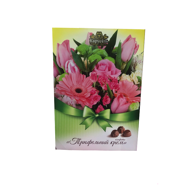 Набор конфет "Карусель вкуса" Трюфельный крем (Букет) 150г/Шоколадница