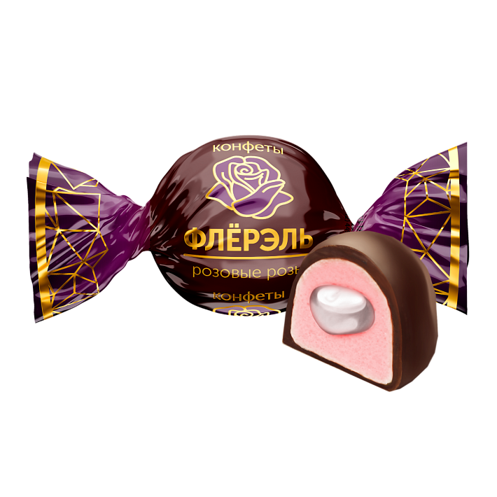 Конфеты "Флёрэль розовые розы" 1000г/4пак/SweetLife
