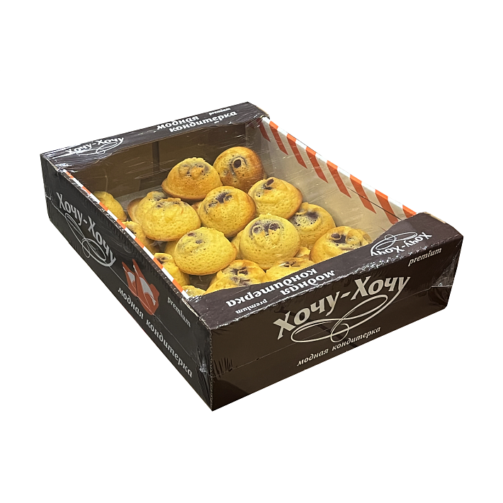 Пирожное "Смайлик" с начинкой Вишня 2 кг/Хочу-Хочу