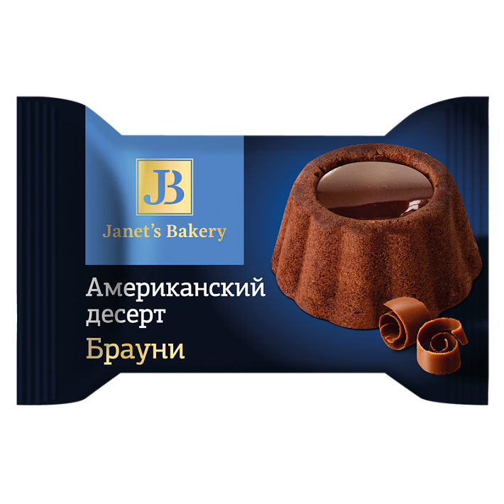 Десерт "Janets Bakery" американский Брауни 500гр/КФ Славянка