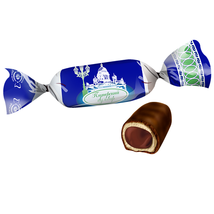 Карамель фруктово-ягодная в глазури "Питерский бульвар" 1кг/Невский кондитер