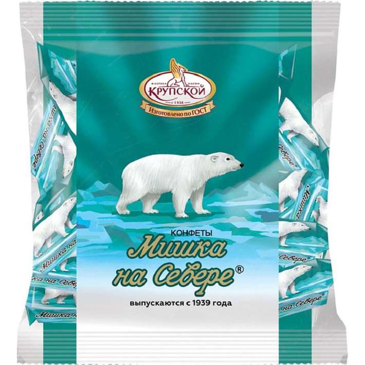 Конфеты Мишка на севере 200г/КФ Крупской