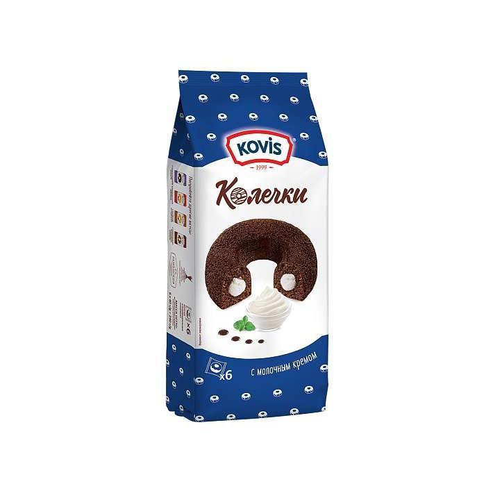 Колечки "Kovis" Молочные 240г/Раменский КК
