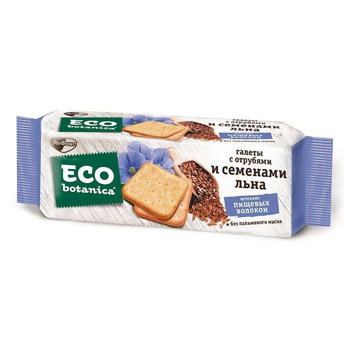 Галеты "Neo-botanica" Natura с отрубями и семенами льна 160г/Рот-Фронт