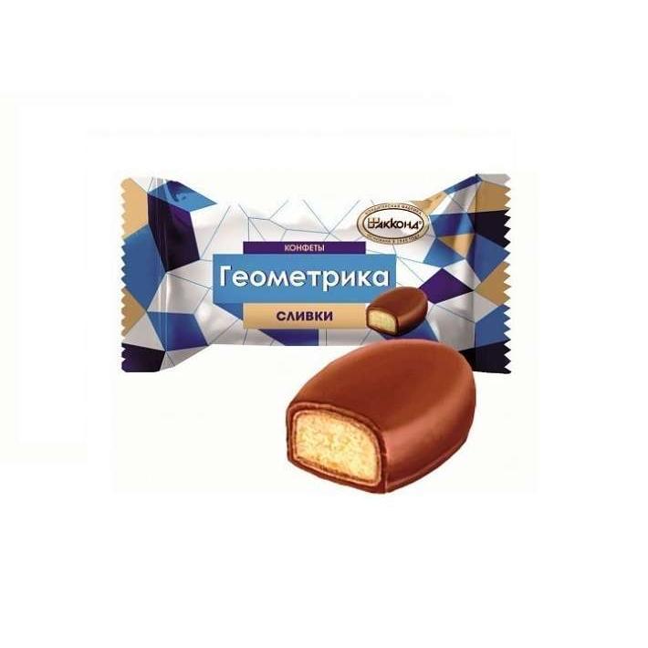 Конфета "Геометрика" со вкусом Сливок 3кг/Акконд