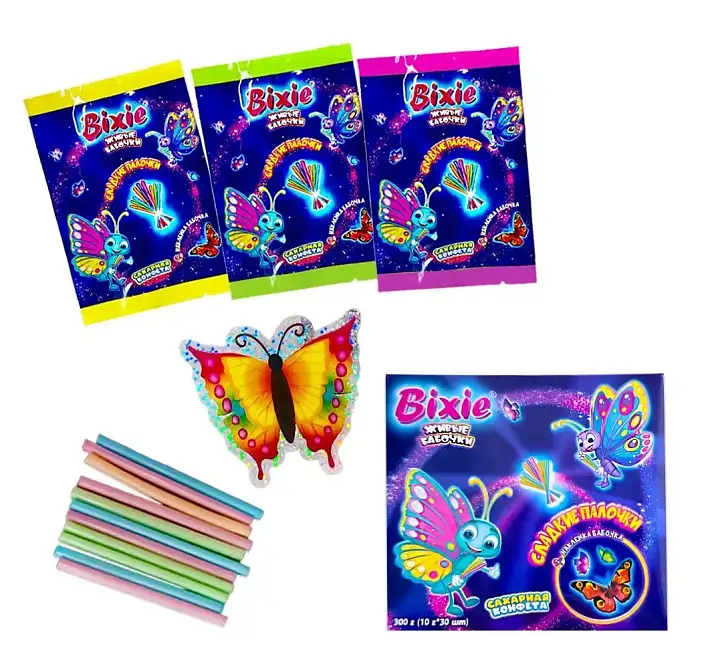 Сладкие палочки "Bixie" 10г/30шт/ТД Холодок